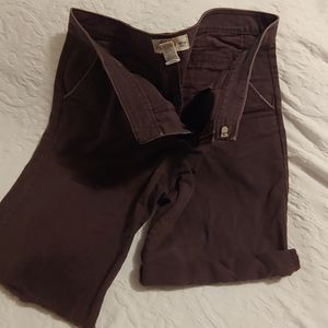 Brown bermuda shorts